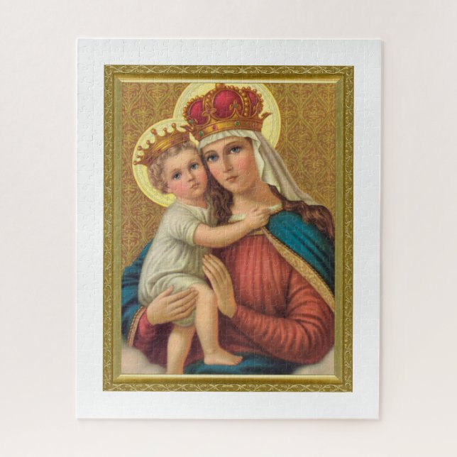 UNSERE LADY OF REMEDY DEVOTIONAL IMAGE PUZZLE (Vertikal)