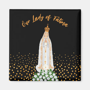 Unsere Lady von Fátima - Kerzenumzug Magnet