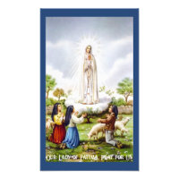Unsere Lady von Fatima Poster