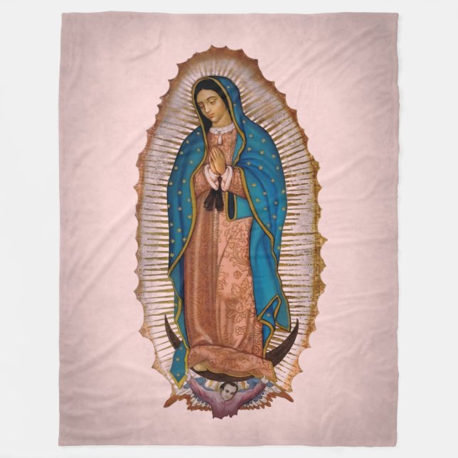Unsere Lady von Guadalupe 1531 Fleecedecke (Vorderseite)