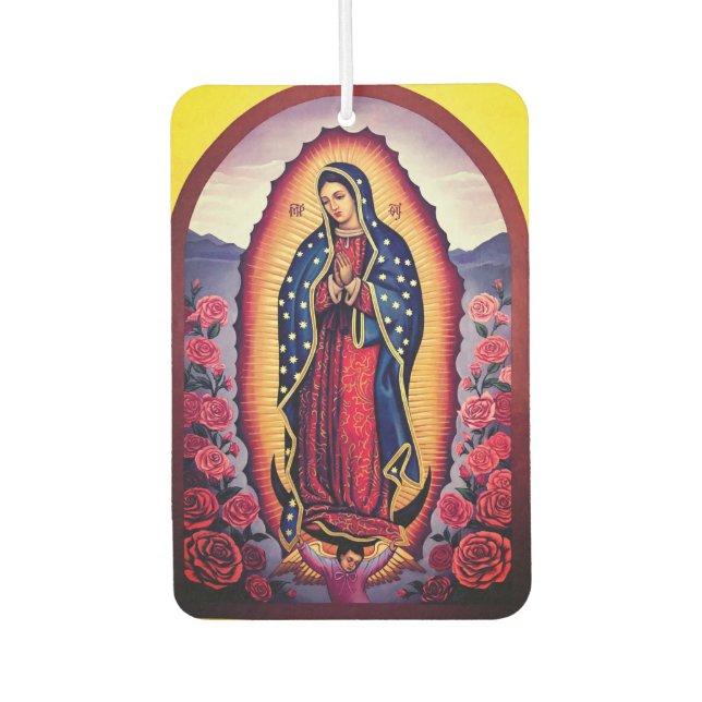 Unsere Lady von Guadalupe Air Freshener Autolufterfrischer (Vorderseite)