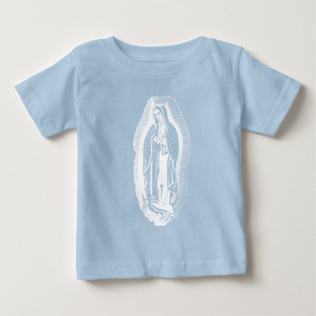 Unsere Lady von Guadalupe Baby T - Shirt (Vorderseite)
