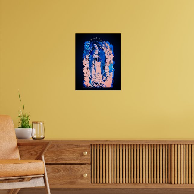 Unsere Lady von Guadalupe Collage Poster (Wohnzimmer 2)