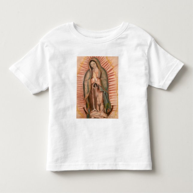 Unsere Lady von Guadalupe Custom Kleinkind T Shirt (Vorderseite)
