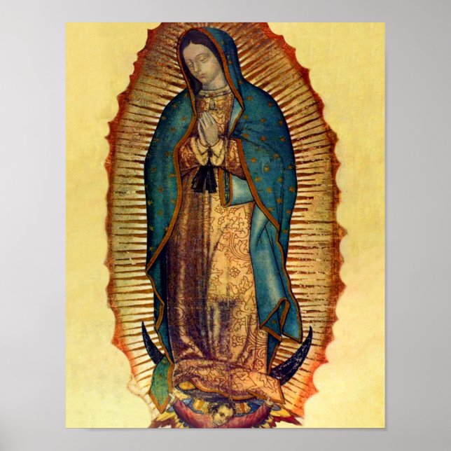 Unsere Lady von Guadalupe Jungfrau Mary Poster (Vorne)