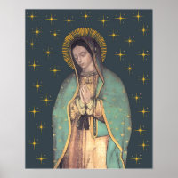 Unsere Lady von Guadalupe Jungfrau Mary Poster