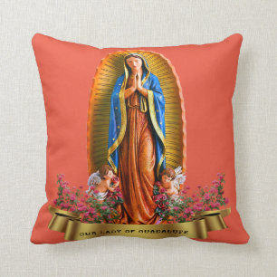 Unsere Lady von Guadalupe Kissen