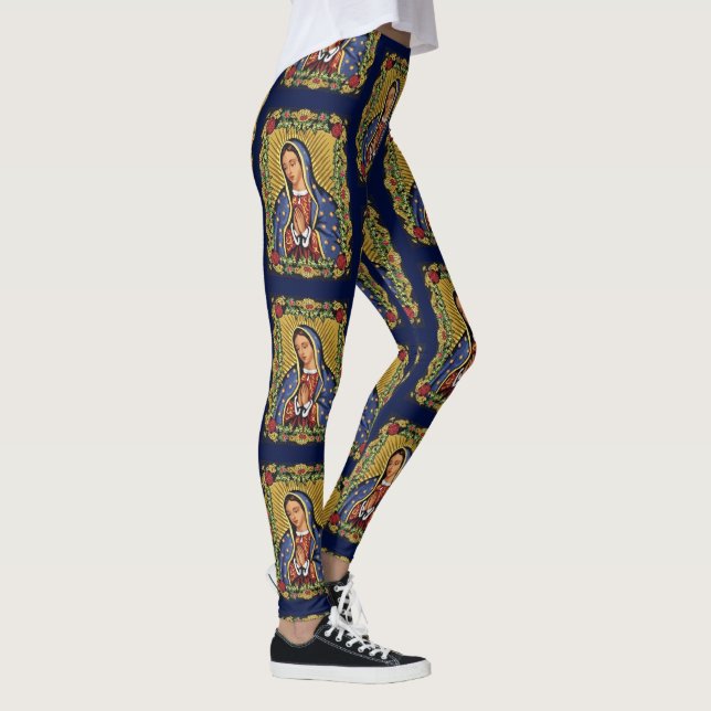 Unsere Lady von Guadalupe Leggings Hübsch im Südwe (Rechts)
