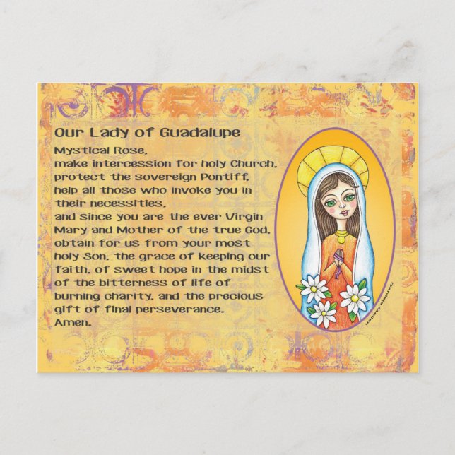 Unsere Lady von Guadalupe Postcard Postkarte (Vorderseite)