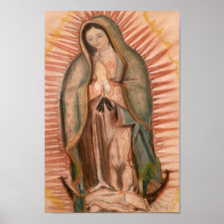 Unsere Lady von Guadalupe Poster Custom Design