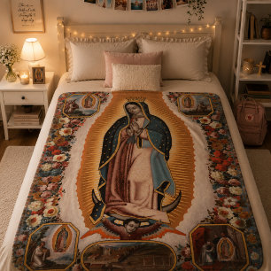 Unsere Lady von Guadalupe Religiös-katholisches Me Fleecedecke