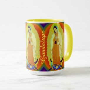 unsere Lady von guadalupe Zwei-Tone-Kaffee-Tasse Tasse