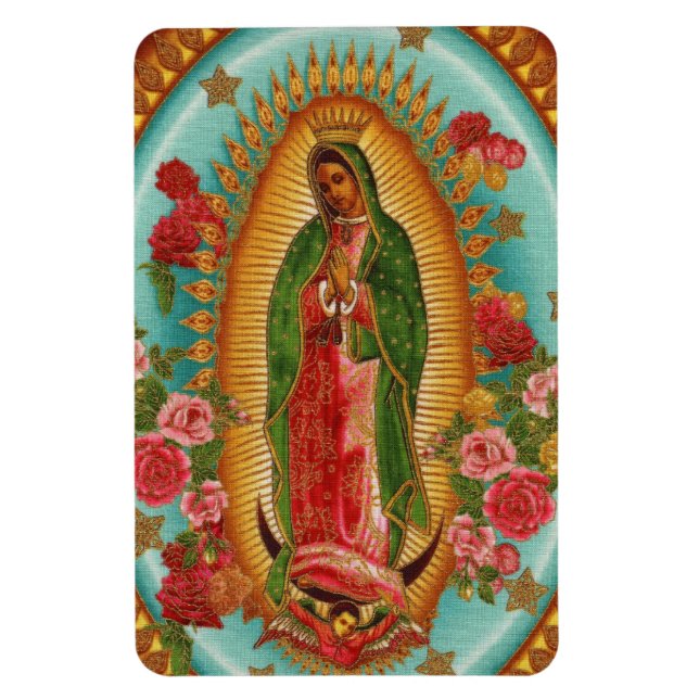 Unsere Lady von Guadelupe Flexi Magnet (Vertikal)