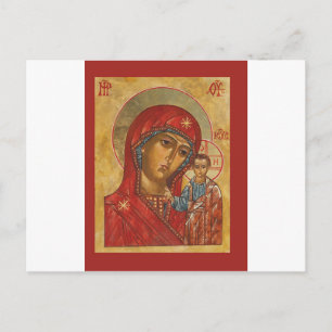 Unsere Lady von Kasan Postkarte