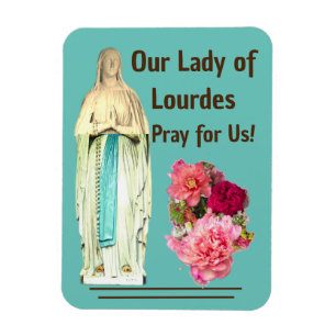 Unsere Lady von Lourdes Magnet