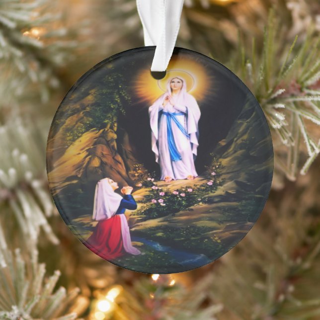Unsere Lady von Lourdes von Litany Lane Ornament (Baum)