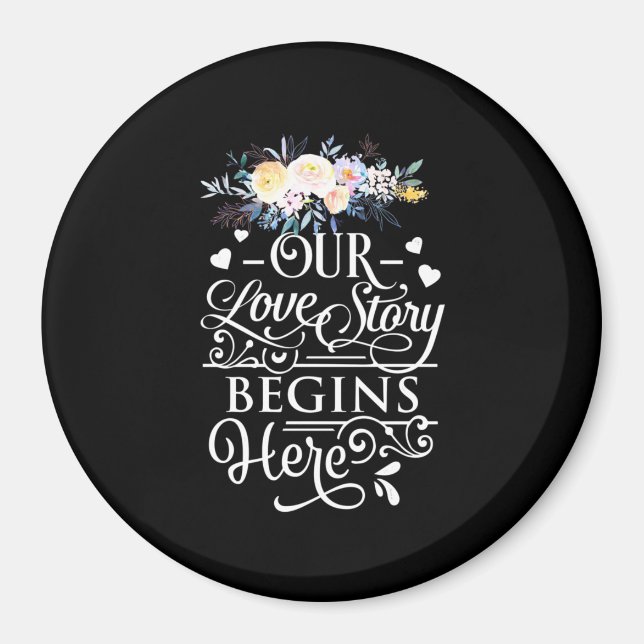 Unsere Liebe beginnt hier Magnet (Vorne)