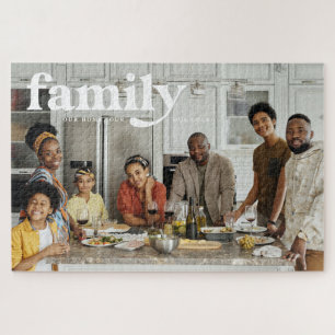 Unsere Liebe Familienname Foto-Puzzle Puzzle