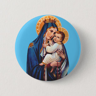 Unsere Liebe Frau auf dem Berge Karmel Button