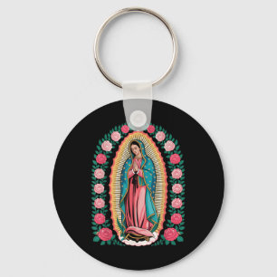 Unsere Liebe Frau De Guadalupe Sant Maria Rückseit Schlüsselanhänger