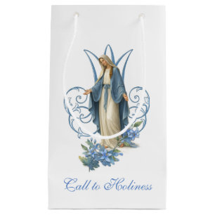 Unsere Liebe Frau der Gnade Katholische Blaue Blüt Kleine Geschenktüte