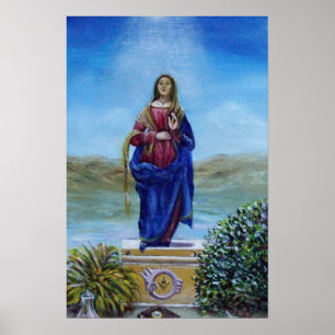 UNSERE LIEBE FRAU DES LICHTS Madonna der unbefleck Poster