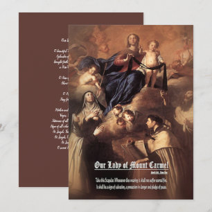 Unsere Liebe Frau vom Berg Karamel Gebet Einladung