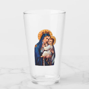 Unsere Liebe Frau vom Karmel Devotionalkunst Glas