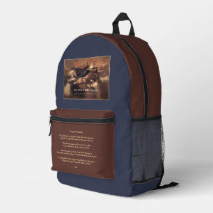 Unsere Liebe Frau vom Karmel-Gebet Bedruckter Rucksack