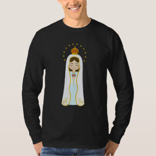Unsere Liebe Frau von Fatima Rosenkranz Gebet Heil T-Shirt