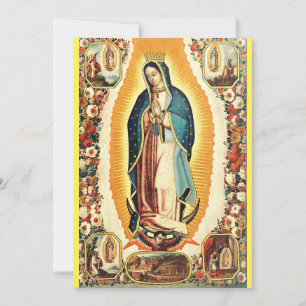 Unsere Liebe Frau von Guadalupe Feiertagskarte