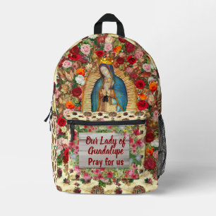 Unsere Liebe Frau von Guadalupe Jungfrau Maria Kat Bedruckter Rucksack