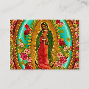 Unsere Liebe Frau von Guadalupe Mexikanische Heili Visitenkarte