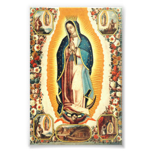 Unsere Liebe Frau von Guadalupe Strahlende Kunst Fotodruck