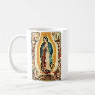 Unsere Liebe Frau von Guadalupe Strahlende Kunst Kaffeetasse