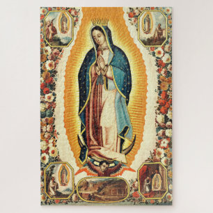 Unsere Liebe Frau von Guadalupe Strahlende Kunst Puzzle