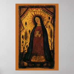 Unsere Liebe Frau von Guadalupe von Pedro Antonio  Poster