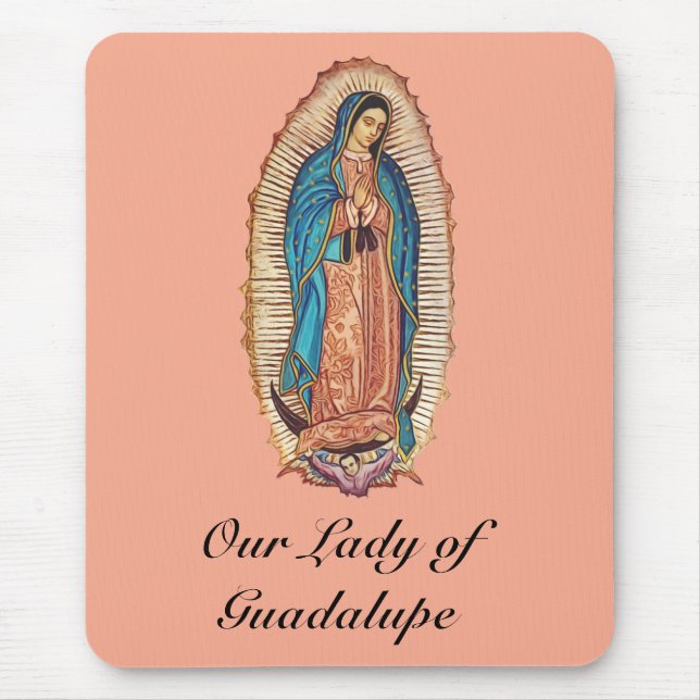 Unsere Liebe Frau von Guadalupe Wunderbare Tilma K Mousepad (Vorne)