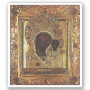 Unsere Liebe Frau von Kasan Aufkleber