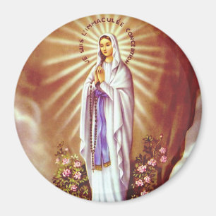 Unsere Liebe Frau von Lourdes Magnet