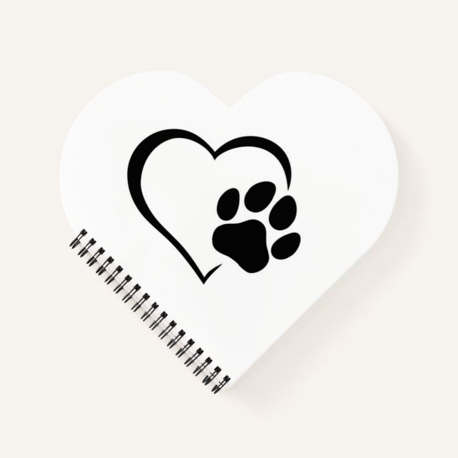 Unsere Liebe für Hunde - Notebook Notizbuch (Vorderseite)