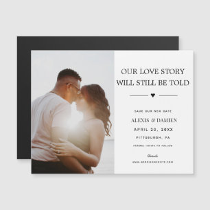 Unsere Liebe Geschichte wird immer noch Told Änder Magneteinladung