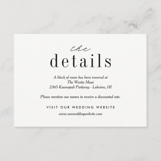 Unsere Liebe Hochzeitskarten Begleitkarte (Vorderseite)