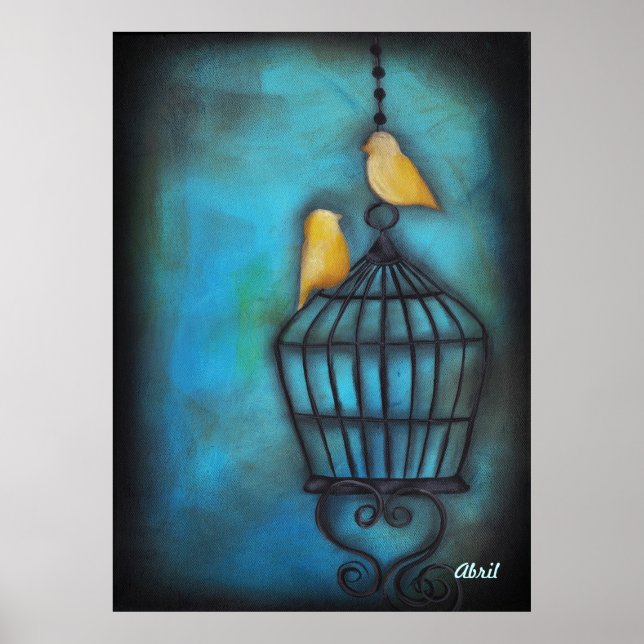 Unsere Liebe ist freie Vögel Poster (Vorne)