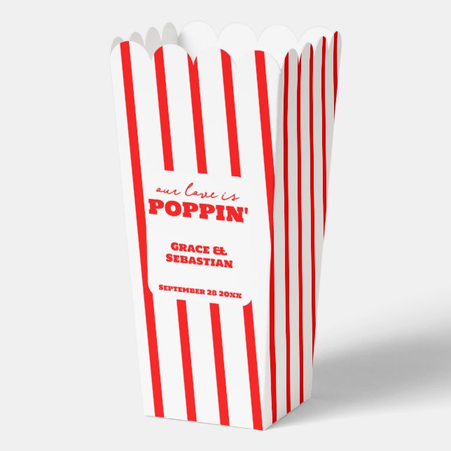 Unsere Liebe ist Hochzeit Poppen Geschenkschachtel (Vorderseite)