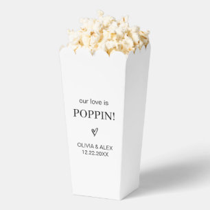 Unsere Liebe ist Poppin Custom Popcorn Gefallen Ho Geschenkschachtel