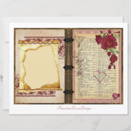 Unsere Liebe Junk Journal Seiten 19 & 20