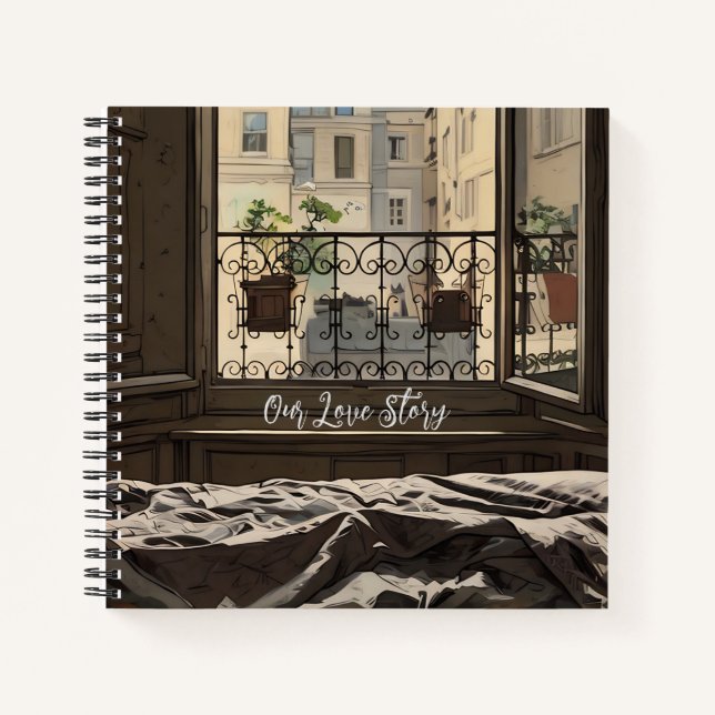 Unsere Liebe Story Bedroom Deco Journal Notizbuch (Vorderseite)