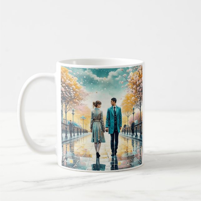 Unsere Liebe Story ist mein Favorit Kaffeetasse (Links)