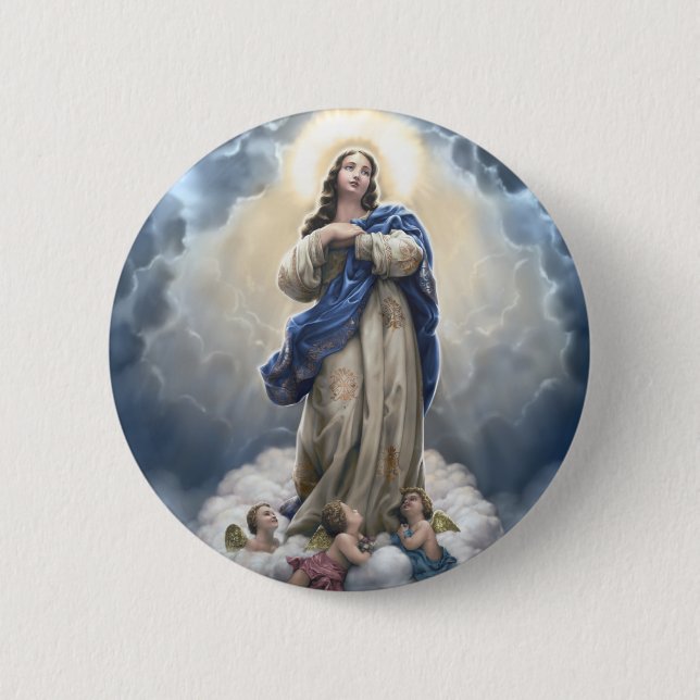 Unsere Lieben Frau von der Himmelfahrt Button (Vorderseite)